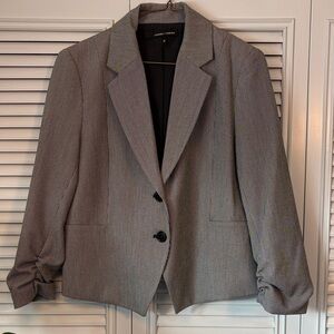 Amanda & Chelsea Women's Black & White Checked Blazer Size 10